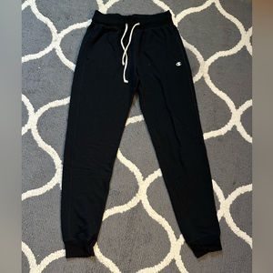Black champion womens jogger/sweatpants